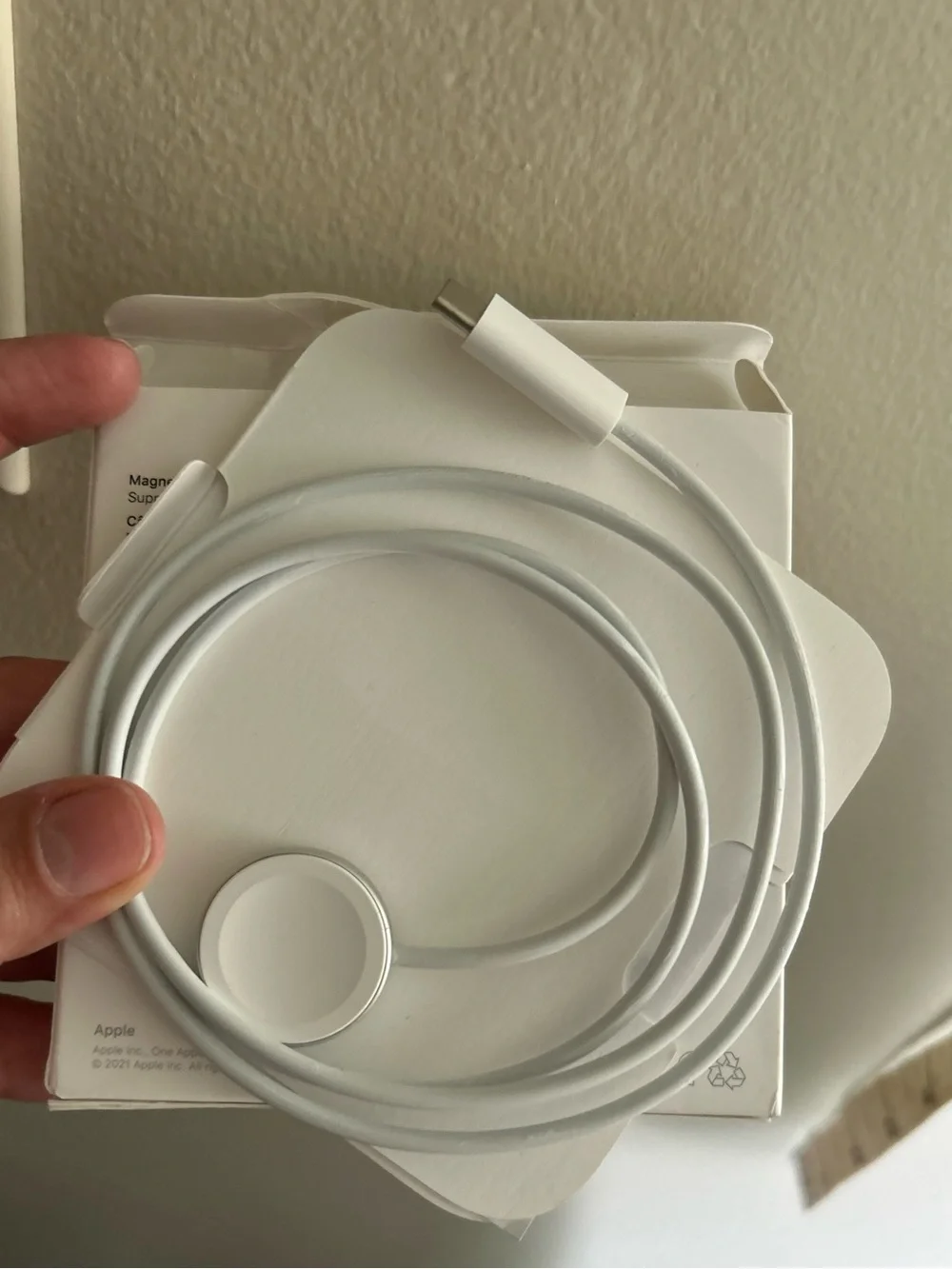 Apple Watch Magnetic Fast Charger to USB‑C - White